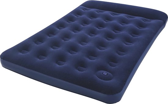 Dubbel luchtbed met interne voetpomp 137 x 28 x 192 cm – Comfortabel voor 2 personen van Intex