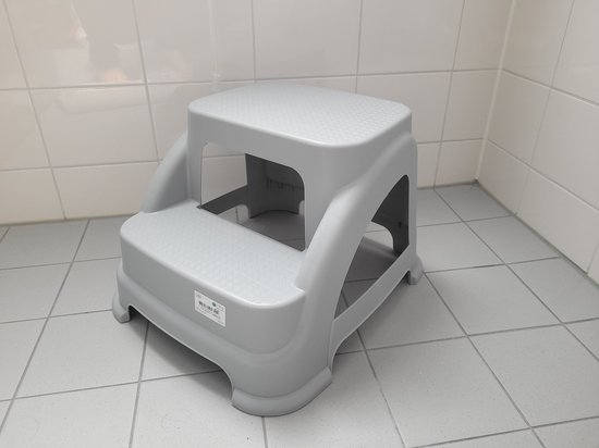 Dubbel Opstapje – Veilig en Stevig Voor Thuisgebruik (Badkamer, Keuken, Toilet