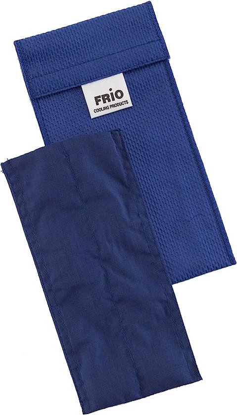 DUBBEL reistas voor Insuline, 8 x 18 cm, blauw van Frio