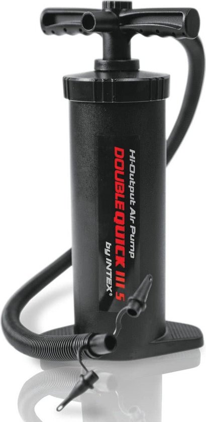 Dubbele hand opblaas pomp voor luchtbed / opblaasbare boot / zwembad van Merkloos