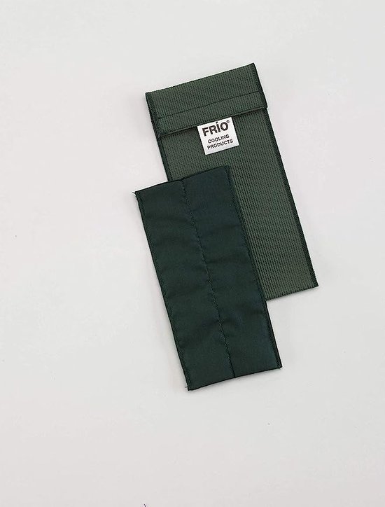 dubbele koeltas voor Insulin, 8 x 18 cm groen van Mantona