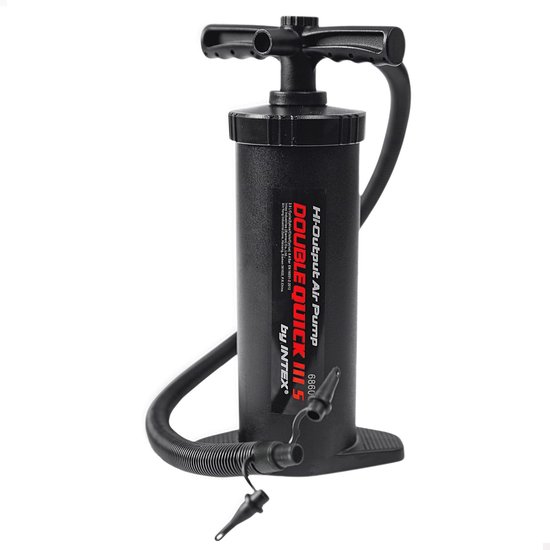 Dubbele Quick III Luchtpomp voor Opblazen en Aanzuigen - 2.8L/Slag, Handpomp van Intex
