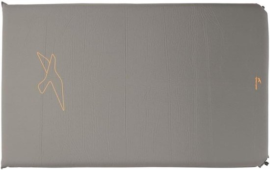 Dubbele Slaapmat - Luchtbed Kamperen - Comfortabel Slapen - Zelfopblazend Systeem - 10 cm Dik - Grijs