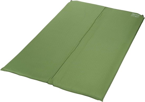 Dubbele Slaapmat - Opblaasbaar Kamperen - Comfortabel Slapen - Snelle Klep - 7.5cm Dik - Groen