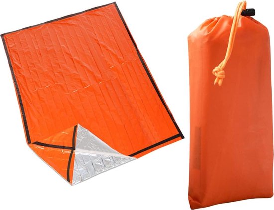 Dubbele Slaapzak - Noodopvang Tent - Kamperen en Survival - Ultralicht Ontwerp - Niet Gespecificeerd - Parelmoer