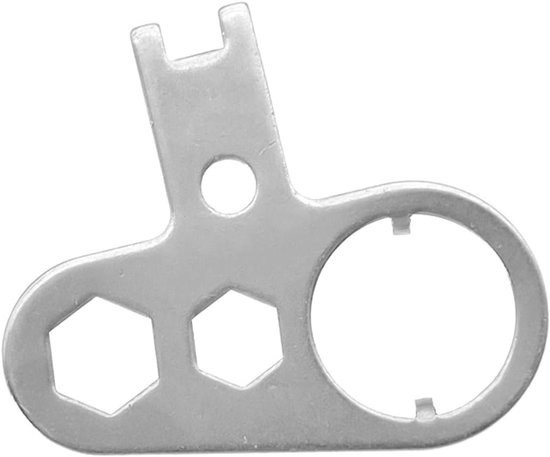 Duikuitrusting reparatieset - Ventiel reparatiekit - Duikuitrusting onderhoud - Roestvrij staal 420 - 6.5 x 5.7 cm - Zilver van Merkloos