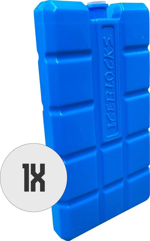DULA Blauwe Koelelementen - 1 stuks 200 gram - 8 x 15 x 2 cm van DULA