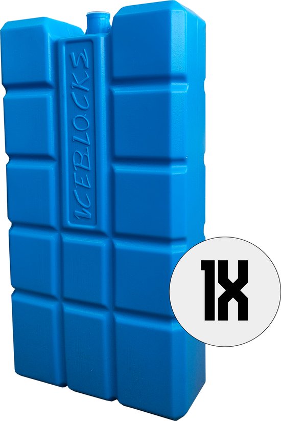 DULA Koelelement - blauw - 1 stuks - 750 gram - 20x10,5x4cm van DULA