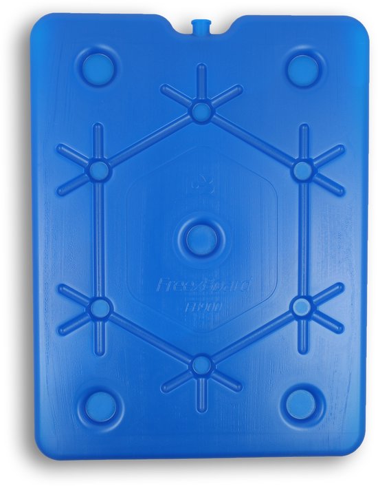 DULA platte koelelementen voor koelbox en koeltas - Freezeboard blauw plat - 1 stuk - 900 gram - 25 x 32.5 x 1.5 cm