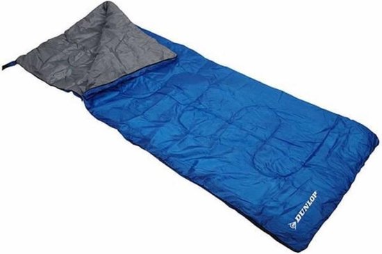 Dunlop Slaapzak 190 x 75 cm | Blauw van Dunlop