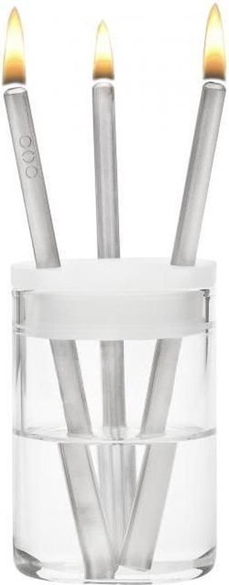 Duo Design Olielampje van RVS Staafjes Flicker mini van Flicker