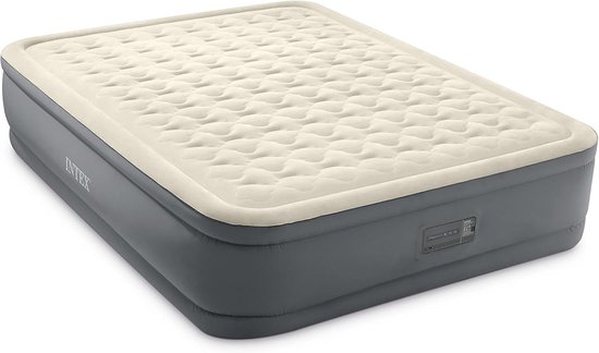Dura-Beam Elevated PremAire Matrimoniale Luchtbed met Elektrische Pomp en USB, 152x203x46 cm van Intex