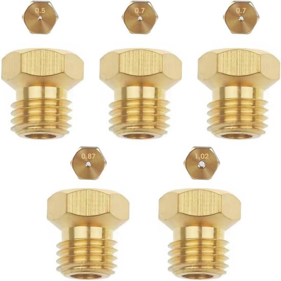 Dussdote Gasfornuissproeiers - Gasinjectorsproeiers - Voor propaanbranders, gasfornuizen van Merkloos