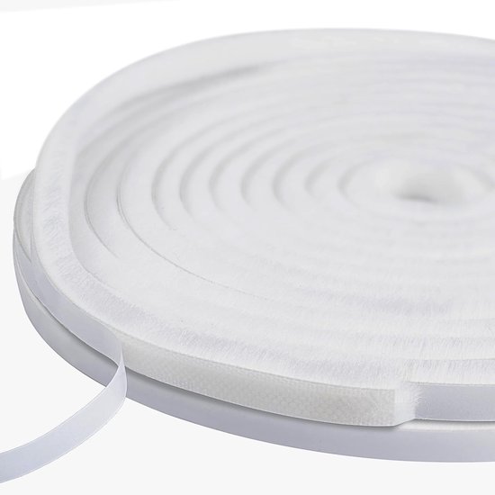 Dustproof Borstelafdichtstrip 9mm x 5mm x 5m | Geluidsisolatie, Thermische Isolatie en Energiebesparing met Zachte Haren