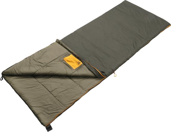 Dutch Mountains Katoenen Slaapzak Vlieland XL - Grote Slaapzak 210 x 80cm - Incl. tasje en tochtstrip - Comfortzone: 5-8 graden- van Dutch Mountains