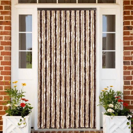 Dutchers® Velours Kattenstaart Gordijn - 60x180 - Vliegengordijn - Deurhor - Horgordijn - Vlieg Gordijn