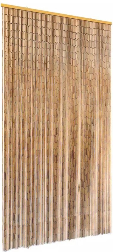 Dutchers® Vliegengordijn 100x220 cm bamboe - deurgordijn - bamboegordijn - kralengordijn deur van Dutchers