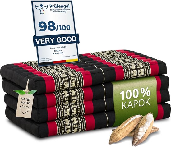 Duurzaam Vouwmatras 200 x 80 x 8 cm - Inklapbare Gastmatras voor Yoga, Camping en Buitenleven van Lifa Living