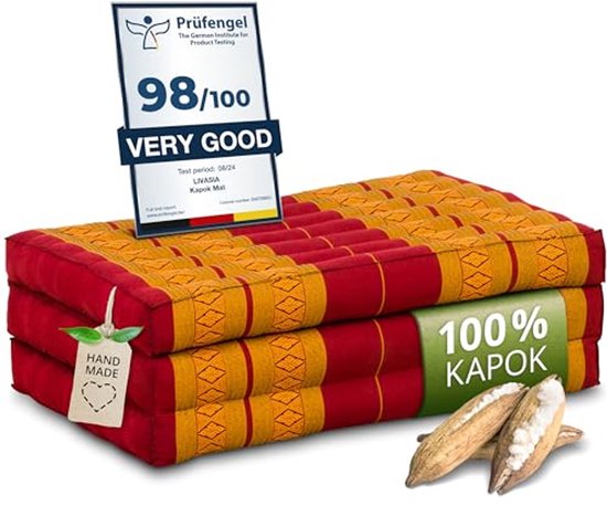 Duurzame Kindermatras 140x70x8cm - Vouwmatras voor Kinderen, Ecologische Yogamat en Speelmat voor Binnen en Buiten van KOALA Kimemat.