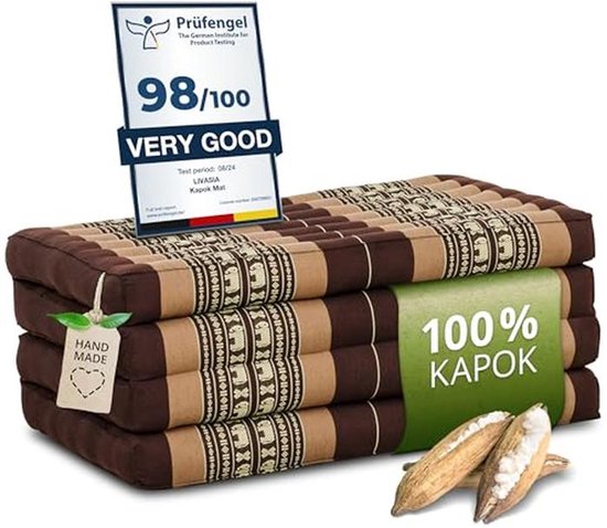 Duurzame klapmatras 200x80x8cm - Gastenmatras voor Yoga, Kamperen en Buitengebruik van Merkloos