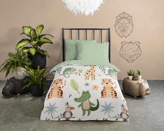 Duvet cover Good Morning 120x150 + 1* 60x70 cm van Merkloos