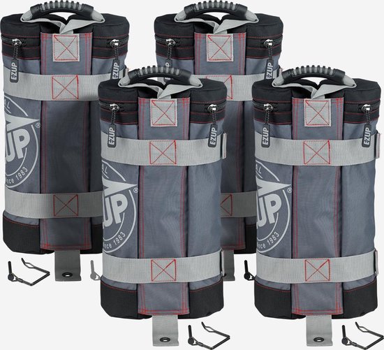 E-Z UP - Deluxe Gewichtszakken – 20,5 kg vulgewicht per zak - 4 Stuks van E-Z UP