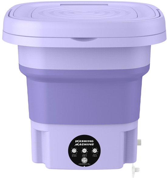 EAFC Mini-wasmachine - Camping-wasmachine - Draagbare mini-wasmachine - Studenten Wasmachine - paars van Merkloos