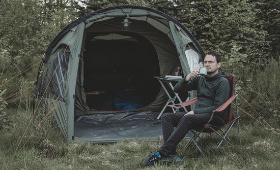 Easy Camp familietent | Hidra 5 | 5 personen | Groen van Merkloos