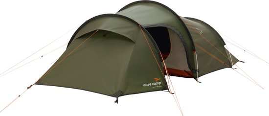 Easy Camp Pasvik 3 Tent Lichtgewicht Tunneltent 3 persoons Aluminium stokken van Merkloos