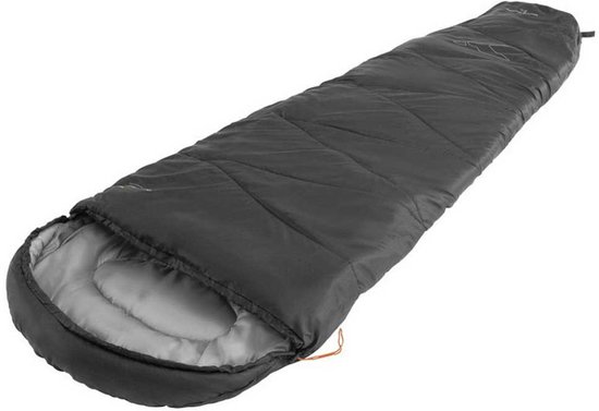 Easycamp Starling Mummy 8°c Slaapzak Zwart Regular / Left Zipper Man,Vrouw van Easycamp