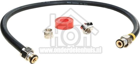 Easyfiks Gasslang Aansluit set compleet 100 cm voor los staande apparaten Comfort van Easyfiks