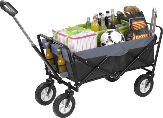 Easymaxx Bollerwagen opvouwbaar voor boodschappen, strand en uitstapjes van Merkloos
