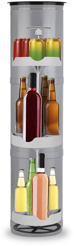 EASYmaxx Flessenkoeler voor buiten, fles- en blikjeskoeler, met grondgat, tot 13 flessen en blikjes (0,33 l tot 1 l), klimaatneutraal en efficiënt dranken en gerechten bewaren van Easymaxx
