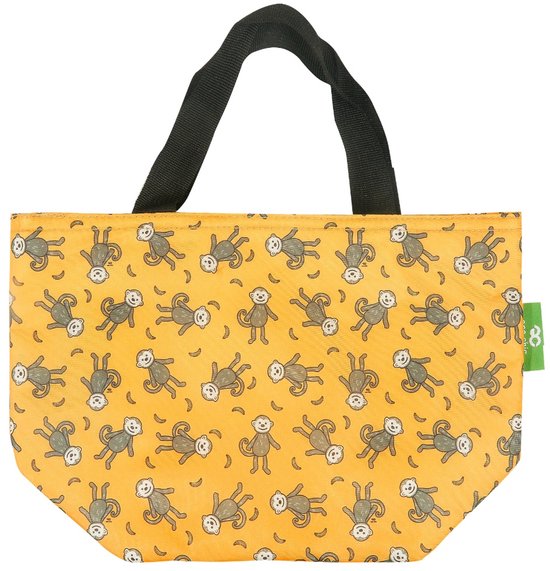 Eco Chic - Cool Lunch Bag - C90MD - Mustard Monkeys van Merkloos
