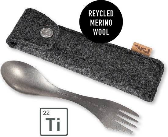 Eco Spork Kit Titanium van Snow Peak