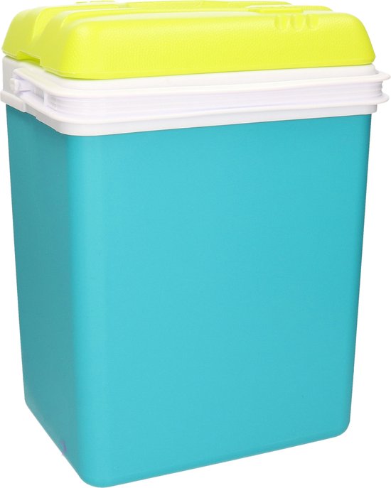 Eda Promotion koelbox - 15 liter - kunststof - blauw - 30 x 22 x 39 cm van EDA