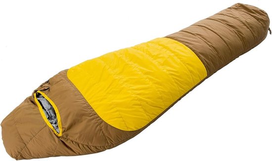 Eendendons Slaapzak - Winter Slaapzak - Outdoor Kamperen - Waterdicht Gevuld - 800 Gram - Bruin