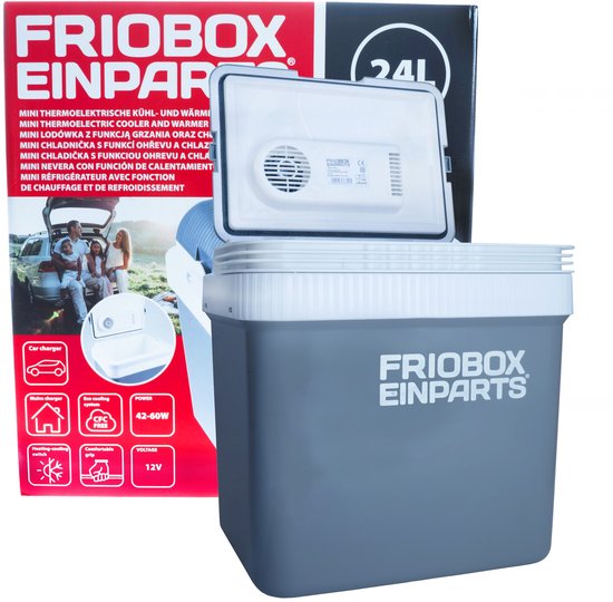 Einparts Autokoelkast 24L Koelen Verwarmen Dc 12V Ac 220-240V