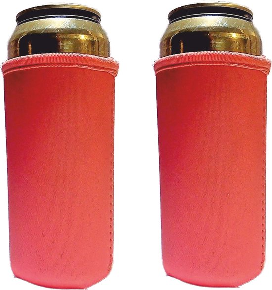 Eizook 50 cl blik Koelhoudhoes - Oranje - 2 stuks van EIZOOK