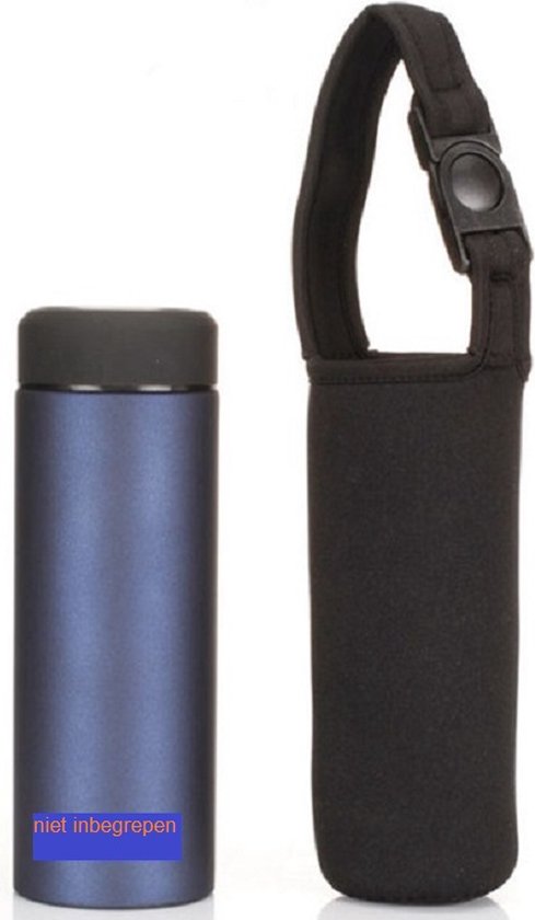 Eizook Fles koelhoud hoes met hengsel - Zwart van EIZOOK
