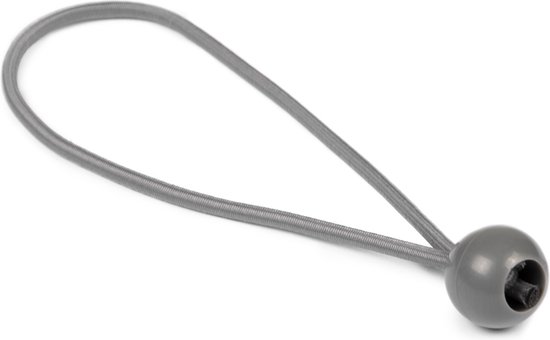 Elastiek met bal | 25 stuks | Lengte: 20 cm | Zeer elastisch & slijtvast van Afleider