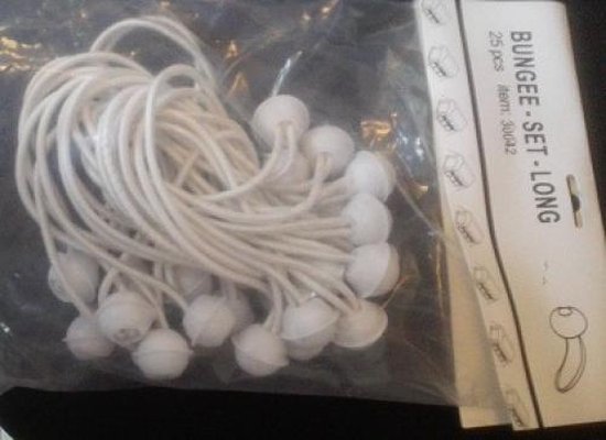 Elastiek met Balletjes lang van $