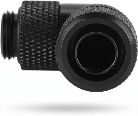 Elbow water cooling fitting G1/4 - 90° rechte hoek - koperen nikkel-geplateerd - eenvoudig te installeren - ShopVlot