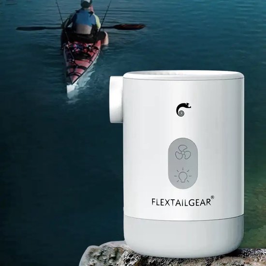 Electrische opblaas pomp - wit - 4 in 1 - Luchtpomp - Lantaarn - Vacuümpomp - Noodpowerbank - Camping - Gadgets electronica - Reiskoffer benodigdheden - Luchtpomp - Opblaaspomp - Mannen - Vakantie van LAMSN槐