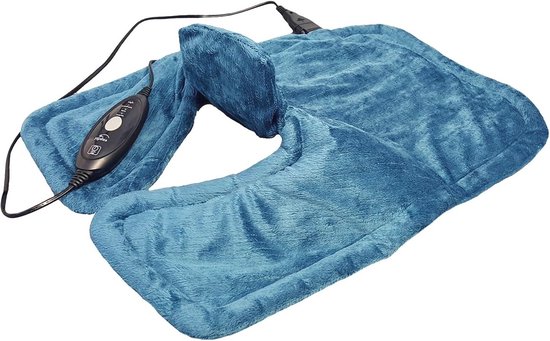 Elektrisch Verwarmingskussen voor Nek en Schouders - Extra Lang en Zachte Stof van LifeGoods