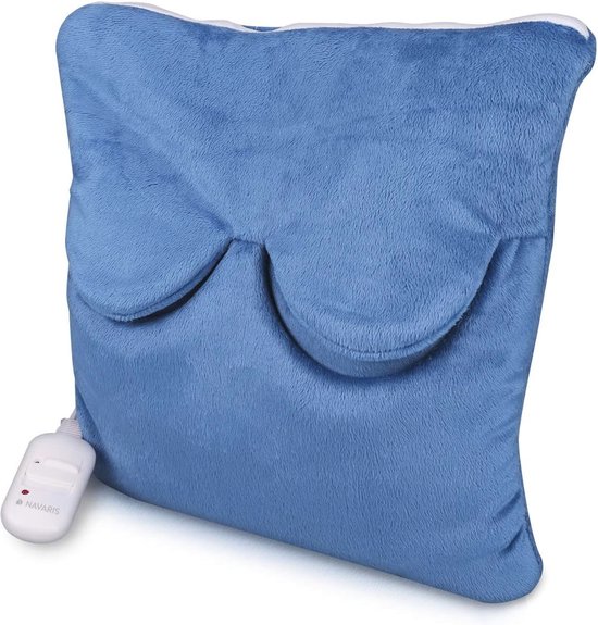 Elektrisch warmtekussen en voetwarmer - 38x38 cm, 45W met 2 warmtestanden - Wasbare hoes voor rug, nek, schouders en voeten van Merkloos
