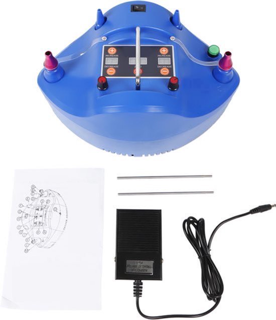Elektrische Ballonpomp - Blauw - 1200W - Voor Feest & Evenementen - 220V - Draagbaar
