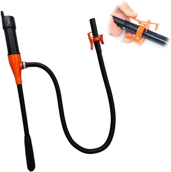 Elektrische Brandstofpomp voor Jerrycan - Draagbare Vloeistofoverdrachtspomp, Diesel Siphon en Automatische Barrelpomp, 2.4 GPM voor Efficiënt Overdragen van Vloeistoffen