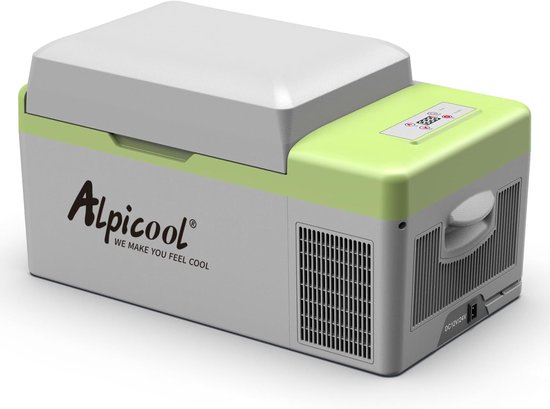 Elektrische Compressor Koelbox 22 Liter – Draagbare Koelkast voor Auto, Camper en Camping – 12V/24V/230V – Koelt tot -20°C – Met Digitaal Display
