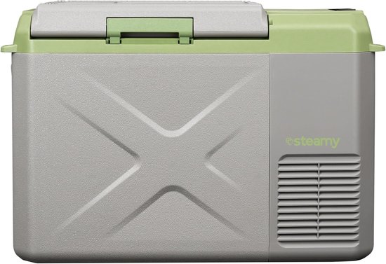 Elektrische Koelbox - Compressor Koelbox Vriezer - Kamperen Vissen - Single Zone Gelijkmatige Koeling - 24 Liter - Grijs